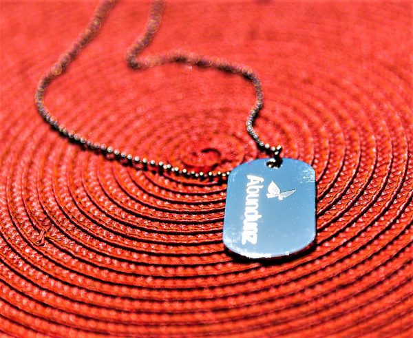 Unity Tag Necklace Stainless Steel Nickel Plated